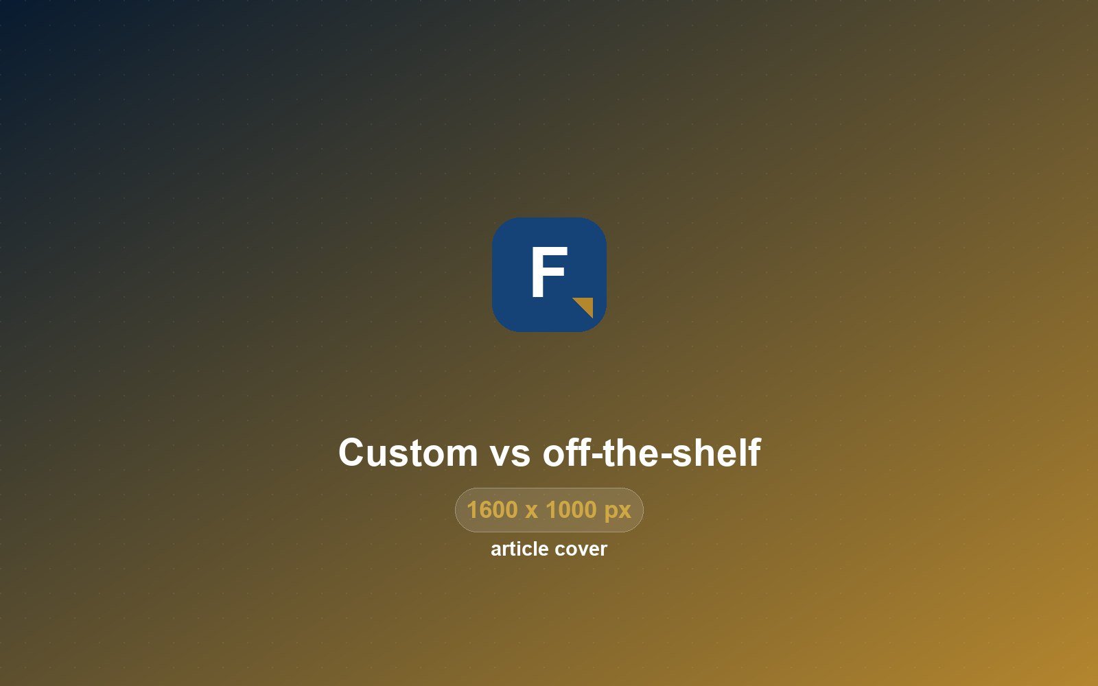 Off-the-shelf vs custom software: the honest math